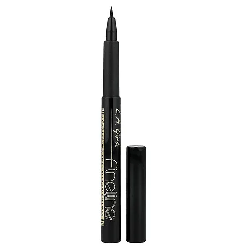 L.A. Girl, Fineline, Delineador de ojos, GLE721 Negro, 1,1 ml (0,037 oz. líq.)