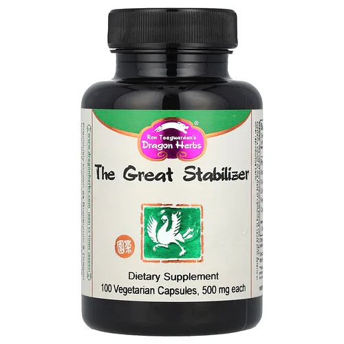 Dragon Herbs, El gran estabilizador, 500 mg, 100 cápsulas vegetales