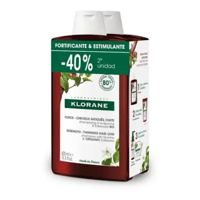 Champú Quinina 2 x 400 ml