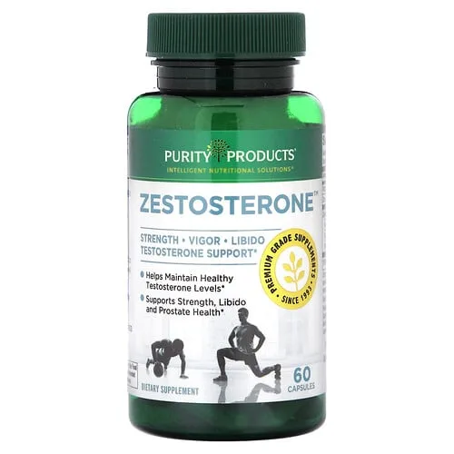 Purity Products, Zestosterona, 60 cápsulas