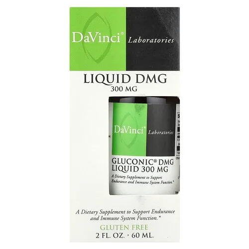 DaVinci Laboratories, Gluconic DMG, líquido, 300 mg, 60 ml (2 oz. Líq.)