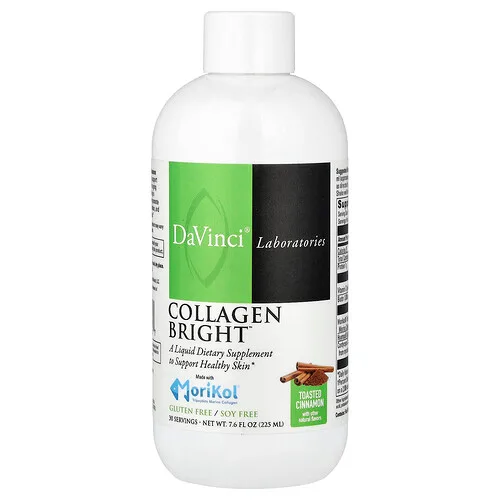 DaVinci Laboratories, Collagen Bright, Canela tostada`` 225 ml (7,6 oz. Líq.)