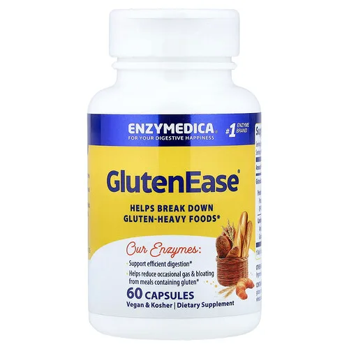 Enzymedica, GlutenEase, 60 cápsulas