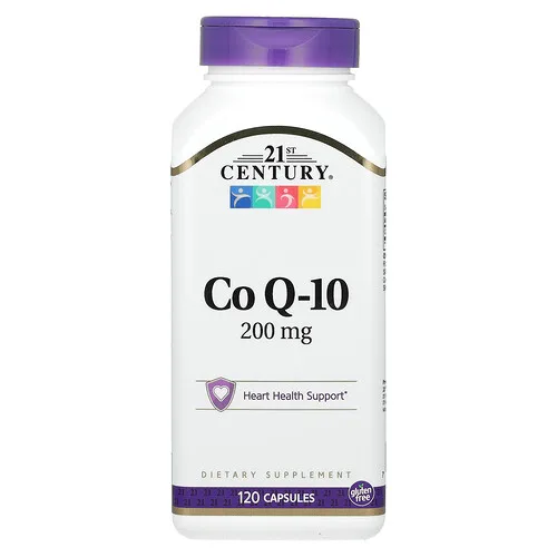 21st Century, CoQ10, 200 mg, 120 cápsulas