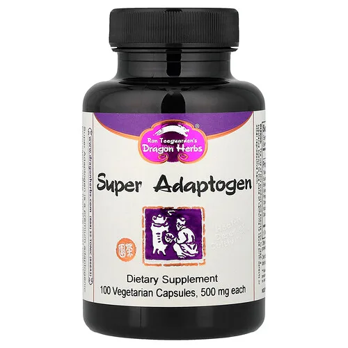 Dragon Herbs, Superadaptógeno, 100 cápsulas vegetales
