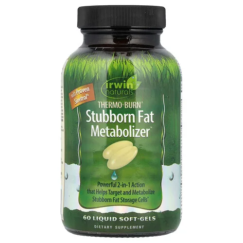 Irwin Naturals, Thermo-Burn Stubborn Fat Metabolizer™, 60 cápsulas blandas con contenido líquido