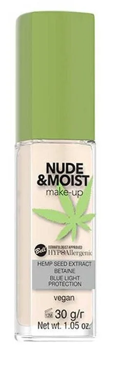 Base de Maquillaje Hipoalergénica Nude & Moist