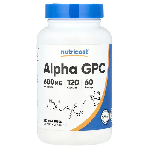 Nutricost, Alpha-GPC, 120 cápsulas (300 mg por cápsula)