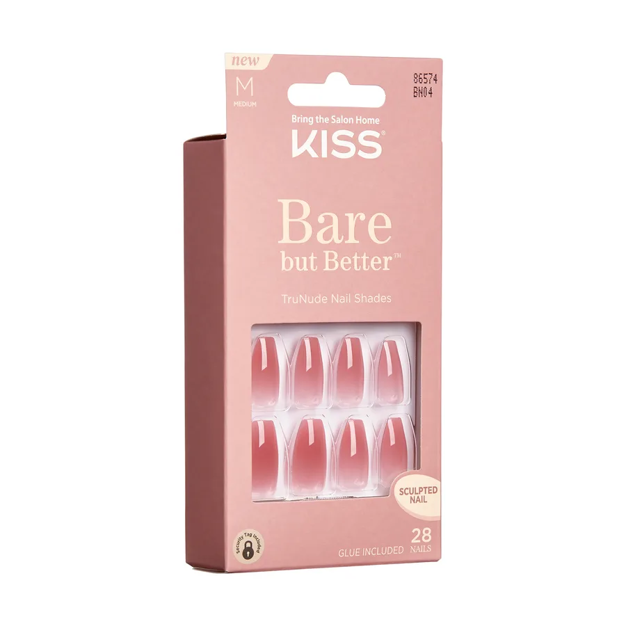Color Nails Nude Uñas Postizas Kiss