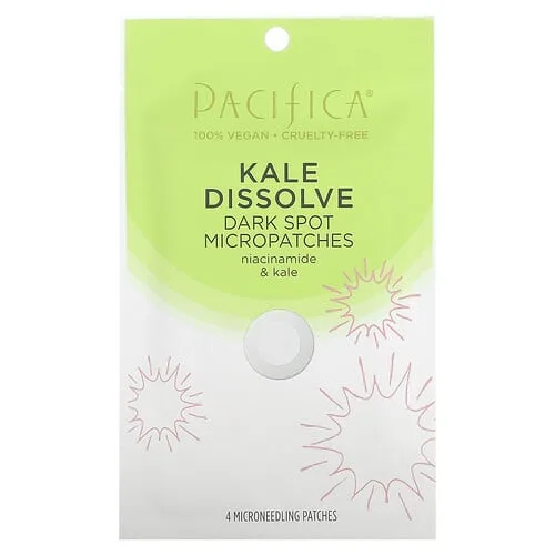 Pacifica, Kale Dissolve, Microparches para manchas oscuras, 4 parches de microagujas
