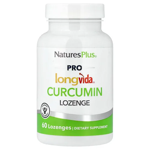 NaturesPlus, PRO longvida® Pastilla de Curcumina, 60 Pastillas (250 mg por Pastilla)