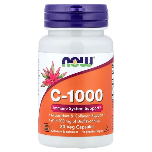NOW Foods, C-1000, 30 cápsulas vegetales