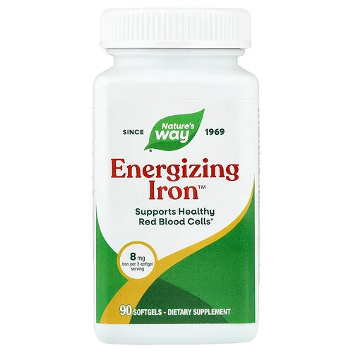 Nature's Way, Hierro energizante, 90 cápsulas blandas