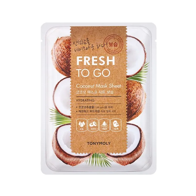 TONYMOLY - Fresh To Go Mask Sheet - COCONUT - 1pieza