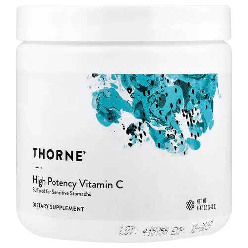 Thorne, Vitamina C, Alta potencia, 240 g (8,47 oz)