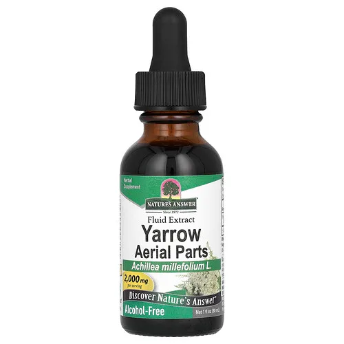 Nature's Answer, Partes aéreas de aquilea, Sin alcohol, 2000 mg, 30 ml (1 oz. líq.)