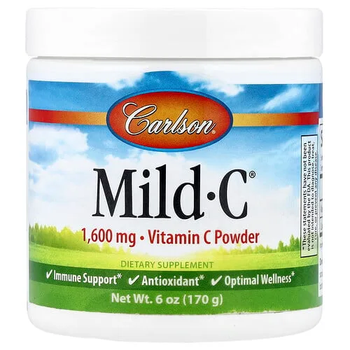 Carlson, Mild-C®, Vitamina C en polvo, 170 g (6 oz)