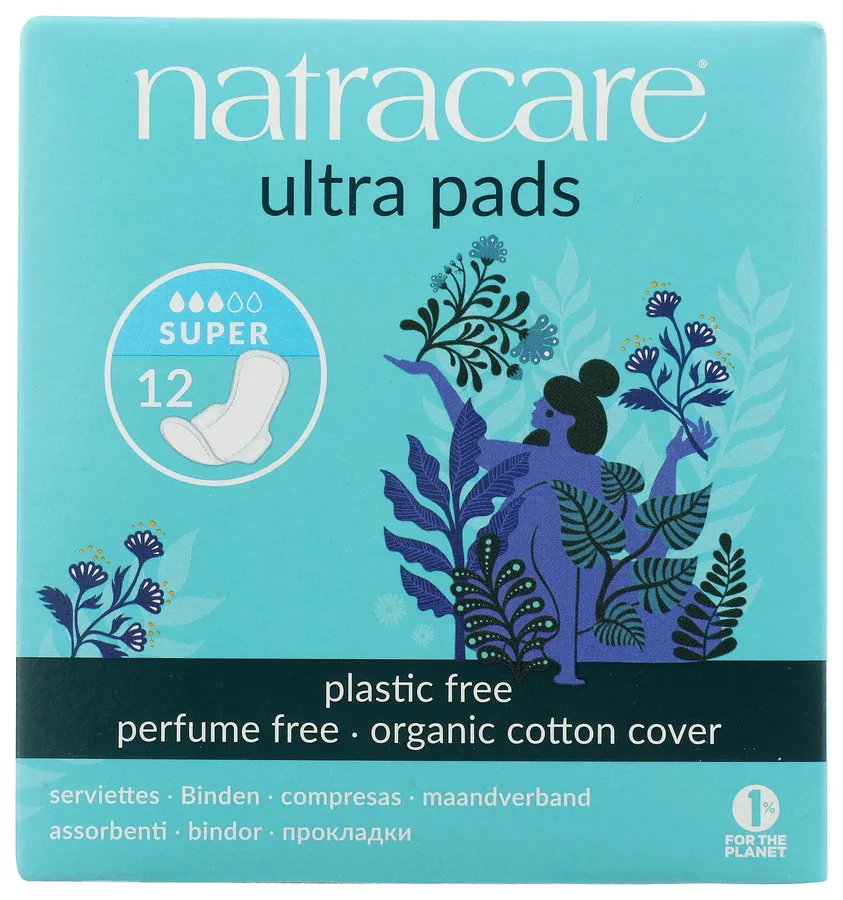 Natracare Compresa Super Alas 12 Unidades