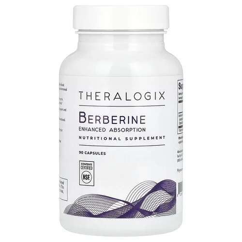 Theralogix, Berberina, Absorción mejorada, 90 cápsulas (550 mg por cápsula)
