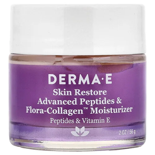 DERMA E, Humectante Advanced Peptides & Flora-Collagen™, 56 g (2 oz)
