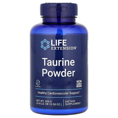 Life Extension, Taurina en polvo, 300 g (10,58 oz)