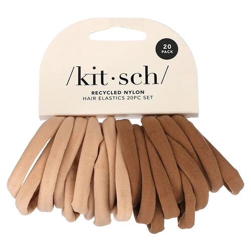 Kitsch, Set de gomas para el cabello, Blush`` Set de 20 piezas