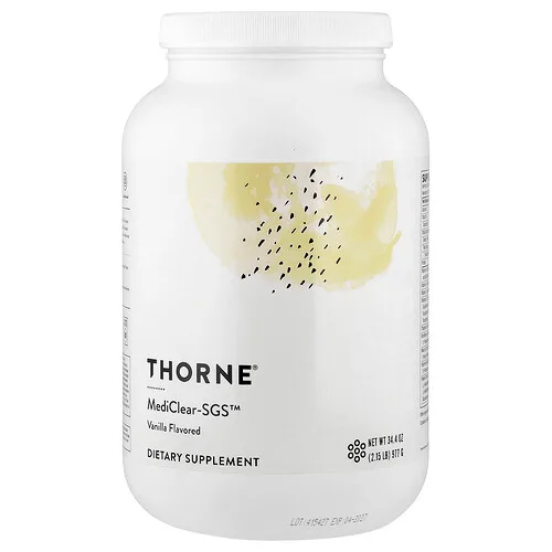Thorne, MediClear-SGS™, Vainilla, 977 g (2,15 lb)