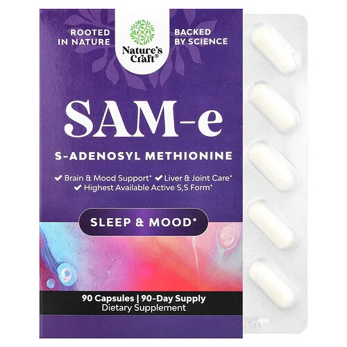 Nature's Craft, SAMe, 150 mg, 90 cápsulas