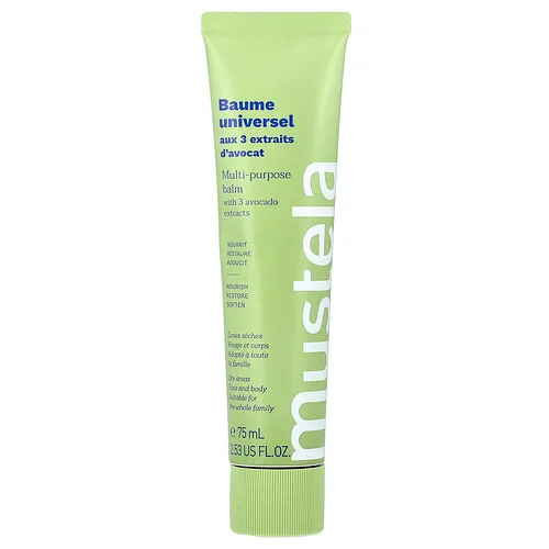 Mustela, Bálsamo multiusos con 3 extractos de aguacate, 75 ml (2,53 oz. líq.)