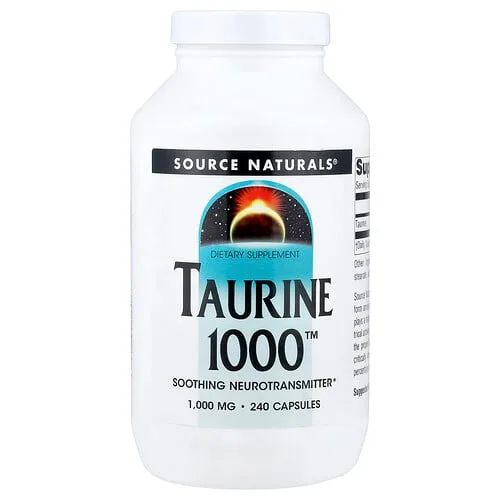 Source Naturals, Taurine 1000™, 1000 mg, 240 cápsulas
