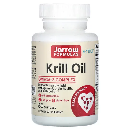 Jarrow Formulas, Aceite de kril, 60 cápsulas blandas
