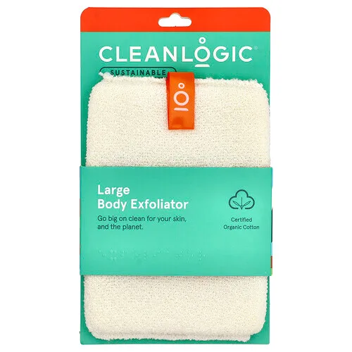 Cleanlogic, Sustentable, Exfoliante corporal voluminoso, 1 recuento