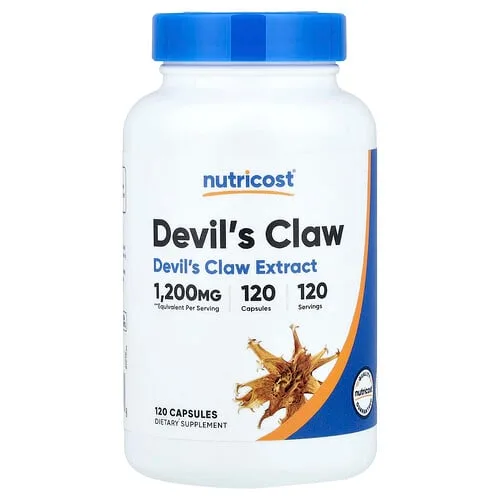 Nutricost, Harpagofito, 300 mg, 120 cápsulas