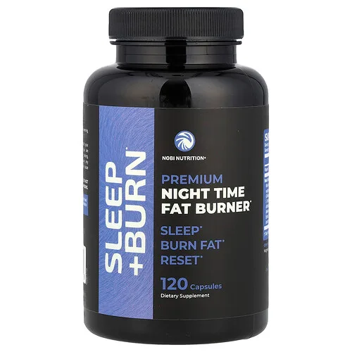 Nobi Nutrition, Quemagrasas prémium para la noche, 120 cápsulas
