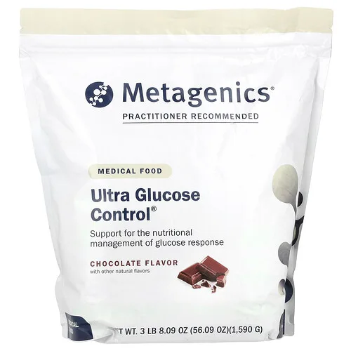 Metagenics, Ultra Glucose Control®, Alimento medicinal, Chocolate, 1590 g (56,09 oz)