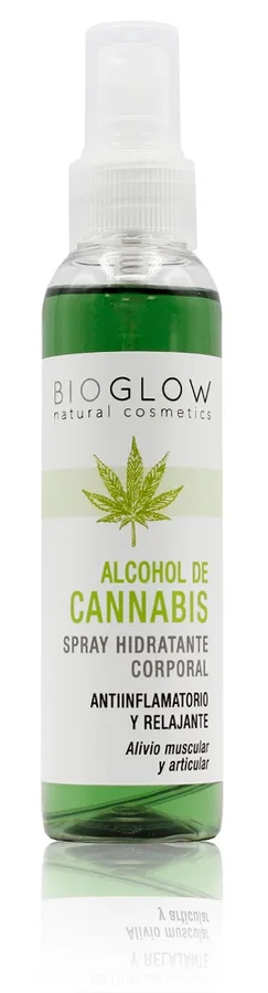 Spray Hidratante Corporal Alcohol de Cannabis para Masajes 125 ml