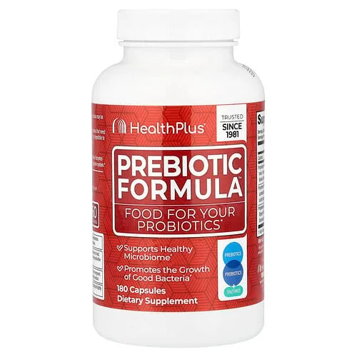 Health Plus, Prebiotic Formula™, 180 cápsulas