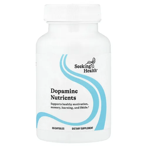 Seeking Health, Dopamina, Nutrientes, 60 cápsulas