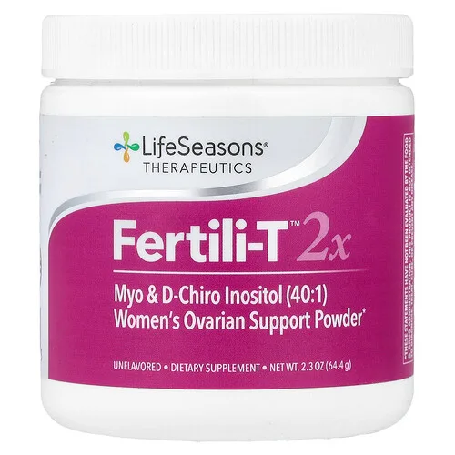 LifeSeasons, Therapeutics, Fertili T™ 2x, Sin sabor, 64,4 g (2,3 oz)