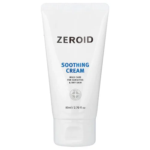 Zeroid, Crema calmante, Para pieles sensibles y secas, 80 ml (2,7 oz. líq.)