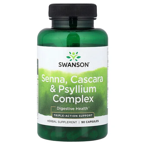 Swanson Vitamins, Complejo de sen, cácara y fisilio`` 90 cápsulas
