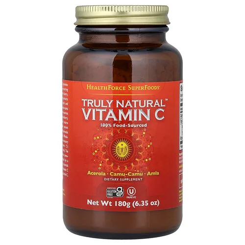 HealthForce Superfoods, Vitamina C Truly Natural™, 180 g (6,35 oz)