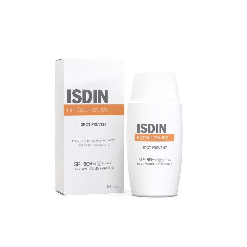 ISDIN Fotoultra 100 Spot Prevent Fusion Fluid SPF 50+ Protector solar (50ml)