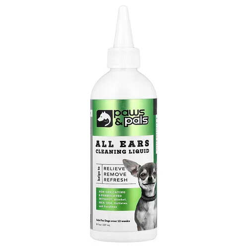 Paws & Pals, All Ears, Líquido de limpieza, 237 ml (8 oz. líq.)