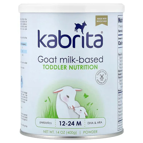 Kabrita, Nutrición a base de leche de cabra para niños pequeños, De 12 a 24 meses, 400 g (14 oz)