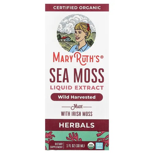 MaryRuth's, Extracto líquido de musgo marino orgánico, Sin alcohol, 1140 mg, 30 ml (1 oz. líq.)