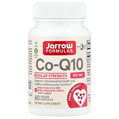 Jarrow Formulas, CoQ10, 100 mg, 60 cápsulas vegetales