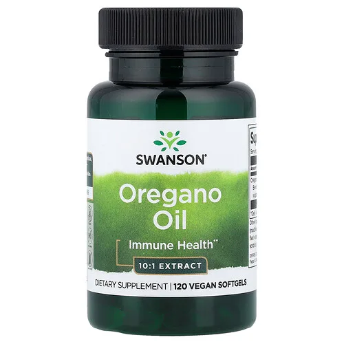 Swanson Vitamins, Aceite de orégano, 120 cápsulas blandas (150 mg por cápsula blanda)