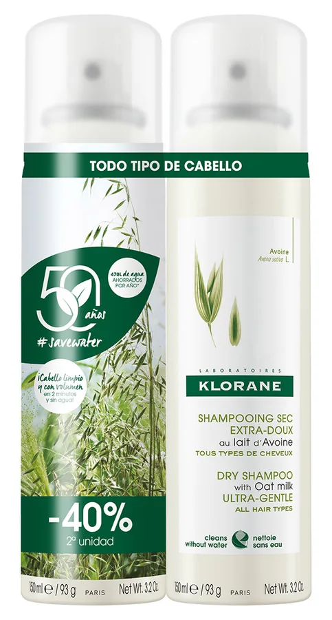 Champú Seco con Leche de Avena 150 ml