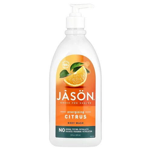 Jason Natural, Jabón líquido para el cuerpo, Cítricos energizantes, 887 ml (30 oz. Líq.)